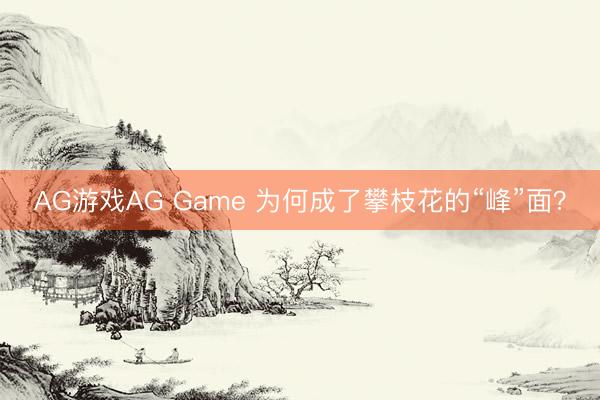 AG游戏AG Game 为何成了攀枝花的“峰”面？
