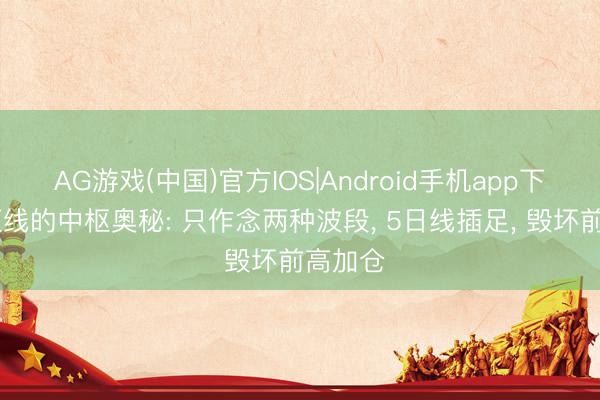 AG游戏(中国)官方IOS|Android手机app下载 超短线的中枢奥秘: 只作念两种波段， 5日线插足， 毁坏前高加仓
