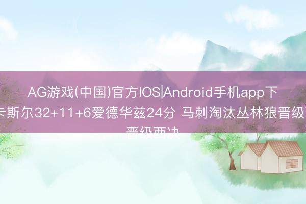 AG游戏(中国)官方IOS|Android手机app下载 卡斯尔32+11+6爱德华兹24分 马刺淘汰丛林狼晋级西决
