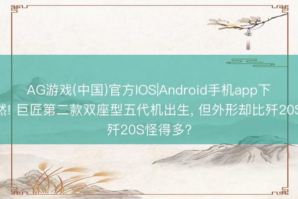 AG游戏(中国)官方IOS|Android手机app下载 是果然! 巨匠第二款双座型五代机出生， 但外形却比歼20S怪得多?