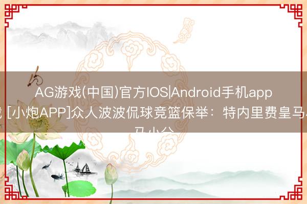 AG游戏(中国)官方IOS|Android手机app下载 [小炮APP]众人波波侃球竞篮保举：特内里费皇马小分